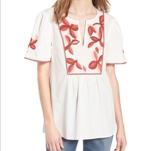 Madewell boho blouse